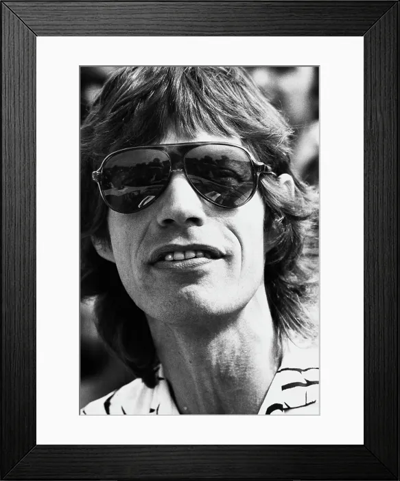 Framed Print : Mick Jagger At JFK Stadium Framed Print : Mick Jagger At JFK Stadium
