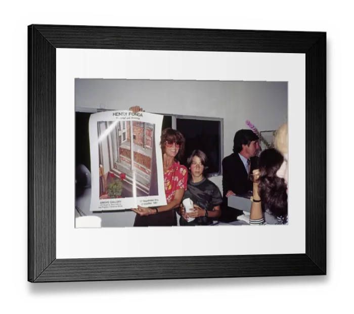 Framed Print : Henry Fonda: Paintings And Drawings Private View Framed Print : Henry Fonda: Paintings And Drawings Private View