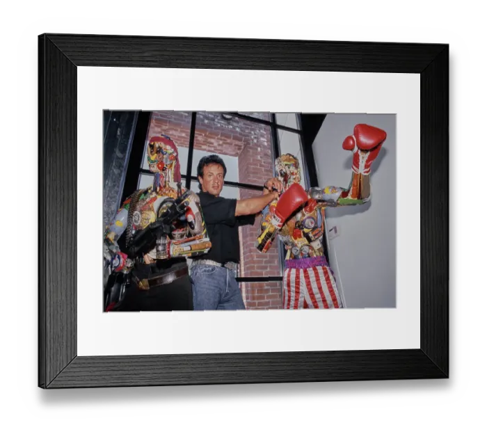 Framed Print : Sylvester Stallone, American Actor