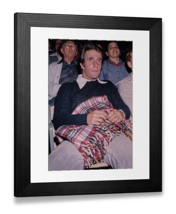 Framed Print : Henry Winkler, American Actor Framed Print : Henry Winkler, American Actor