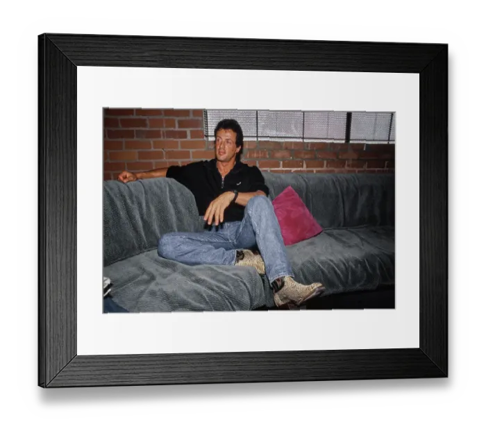 Framed Print : Sylvester Stallone, American Actor