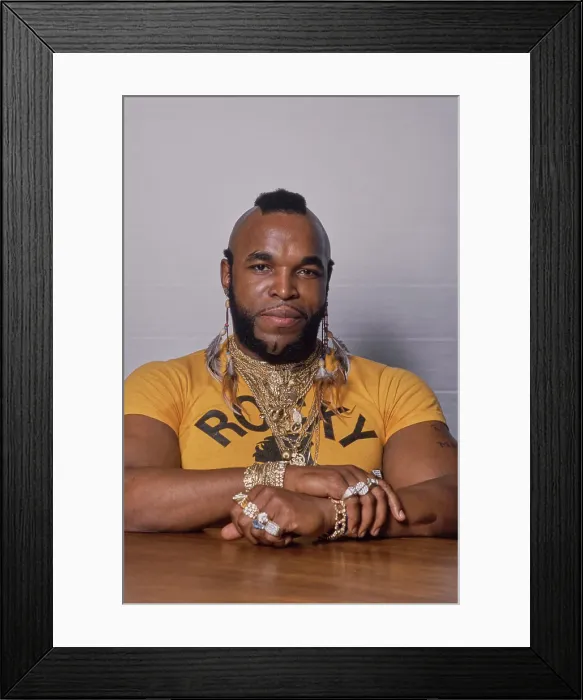 Framed Print : Mr. T, American Actor Framed Print : Mr. T, American Actor