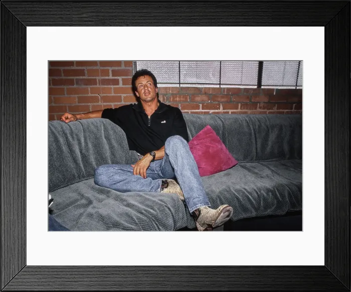 Framed Print : Sylvester Stallone, American Actor