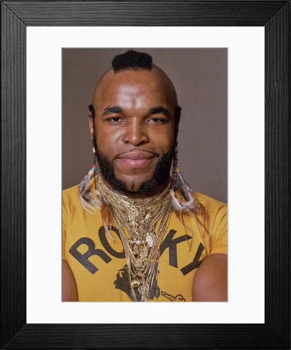 Framed Print : Mr. T, American Actor Framed Print : Mr. T, American Actor