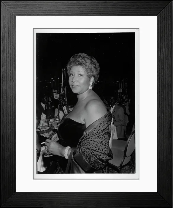 Framed Print : Soul Singer Attends An Event Framed Print : Soul Singer Attends An Event