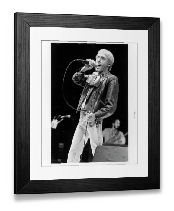 Framed Print : The Who Singer Performing Framed Print : The Who Singer Performing