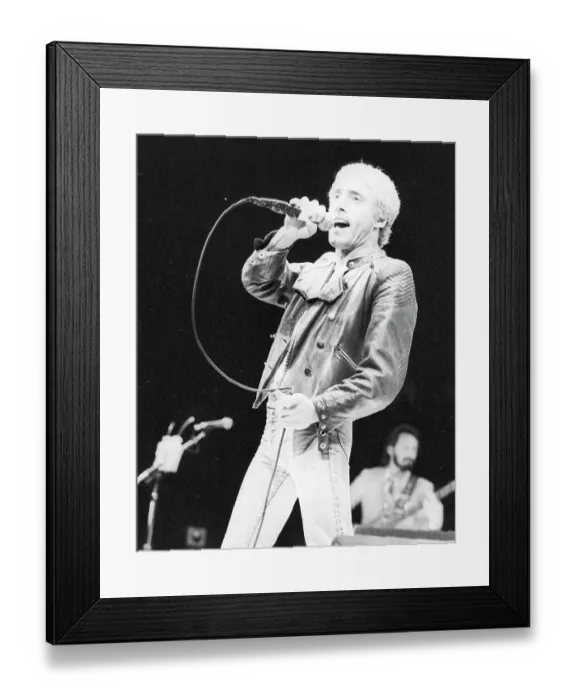 Framed Print : The Who Singer Performing Framed Print : The Who Singer Performing