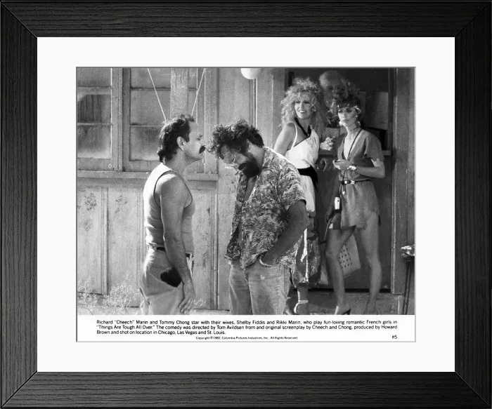 Framed Print : Cheech And Chong In Things Are Tough All Over Framed Print : Cheech And Chong In Things Are Tough All Over