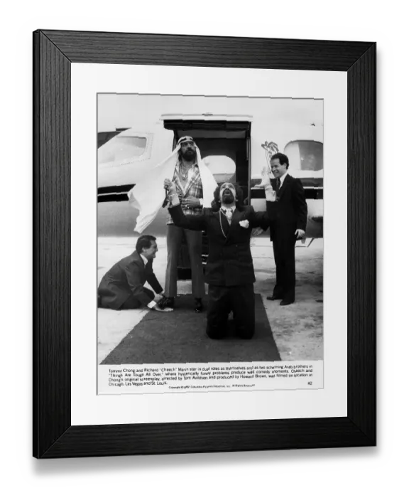 Framed Print : Cheech And Chong In Things Are Tough All Over Framed Print : Cheech And Chong In Things Are Tough All Over