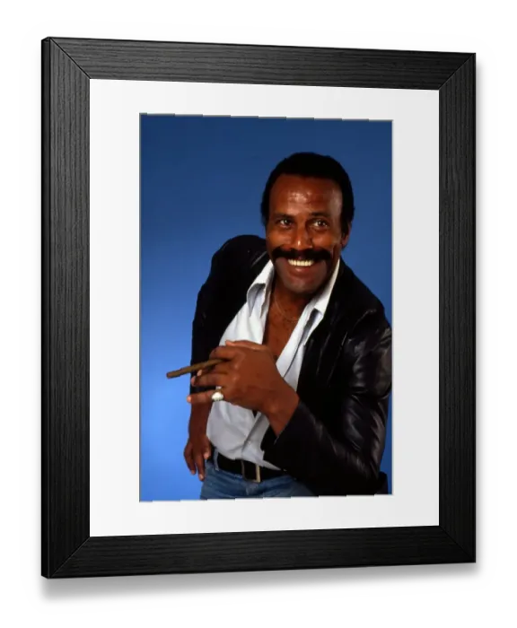 Framed Print : Fred Williamson Studio Portrait Session Framed Print : Fred Williamson Studio Portrait Session