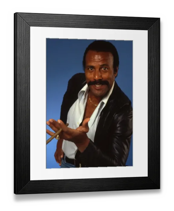 Framed Print : Fred Williamson Studio Portrait Session Framed Print : Fred Williamson Studio Portrait Session