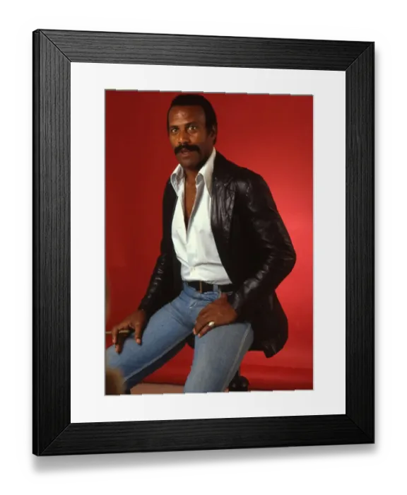 Framed Print : Fred Williamson Studio Portrait Session Framed Print : Fred Williamson Studio Portrait Session
