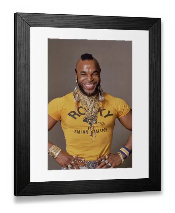 Framed Print : Mr. T, American Actor Framed Print : Mr. T, American Actor