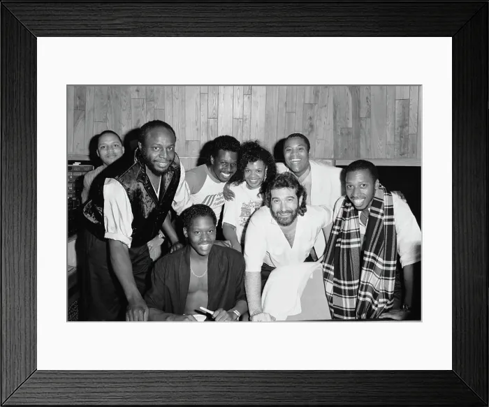 Framed Print : Johnny Gill And Jeffrey Osborne