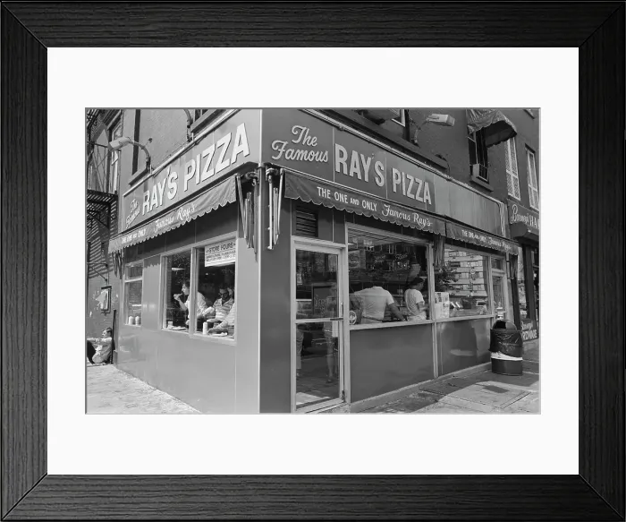 Framed Print : The Famous Ray's Pizza Framed Print : The Famous Ray's Pizza