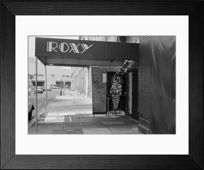 Framed Print : The Roxy nightclub on West 18th Street in Manhattan Framed Print : The Roxy nightclub on West 18th Street in Manhattan