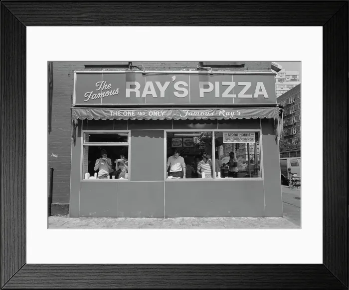 Framed Print : The Famous Ray's Pizza Framed Print : The Famous Ray's Pizza