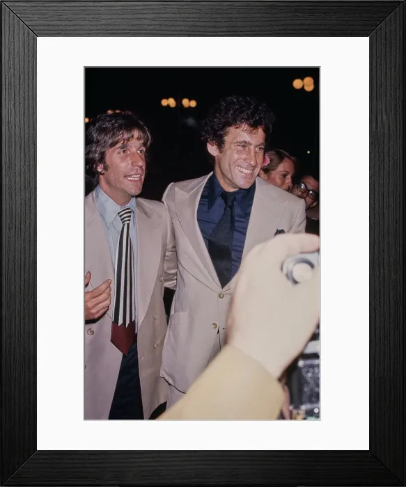 Framed Print : Henry Winkler & Paul Michael Glaser