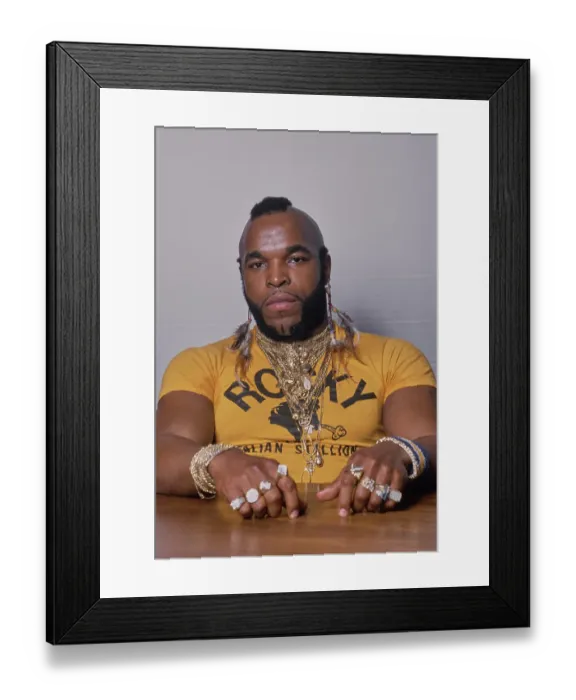 Framed Print : Mr. T, American Actor