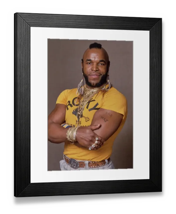 Framed Print : Mr. T, American Actor