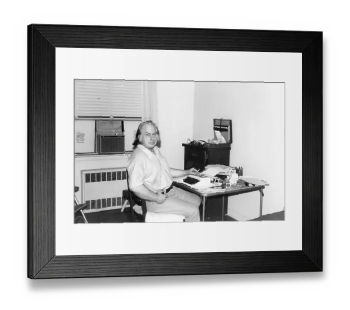 Framed Print : L. Ron Hubbard Portrait In NY Framed Print : L. Ron Hubbard Portrait In NY