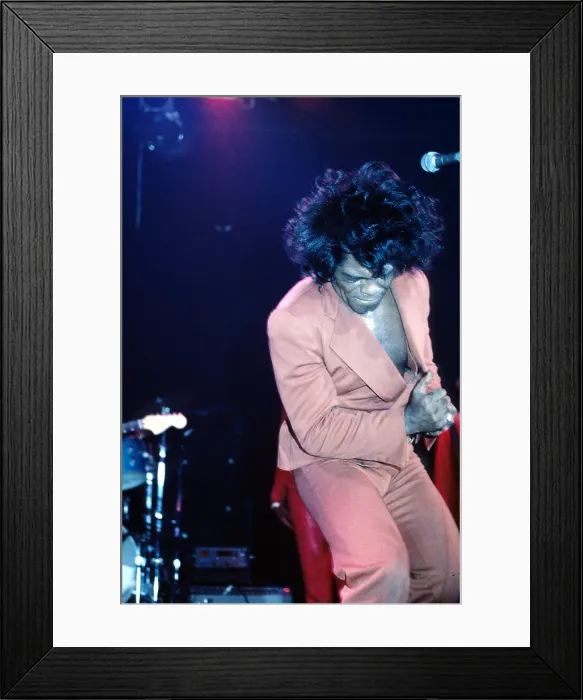 Framed Print : James Brown Live At The Country Club Framed Print : James Brown Live At The Country Club