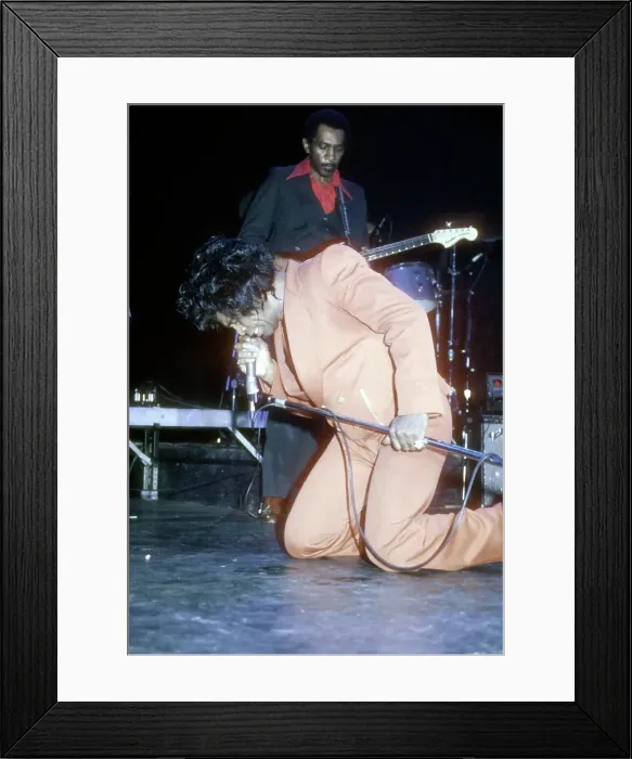 Framed Print : James Brown Performing At The Country Club
