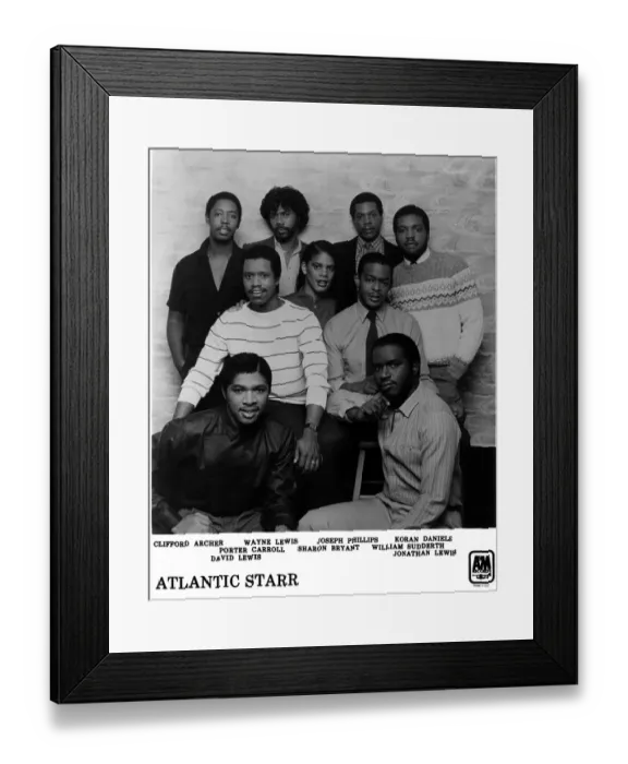 Framed Print : Atlantic Starr Portrait Framed Print : Atlantic Starr Portrait