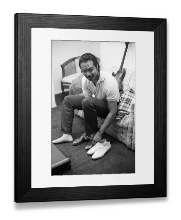 Framed Print : Ray Parker Backstage Framed Print : Ray Parker Backstage
