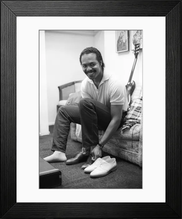Framed Print : Ray Parker Backstage Framed Print : Ray Parker Backstage