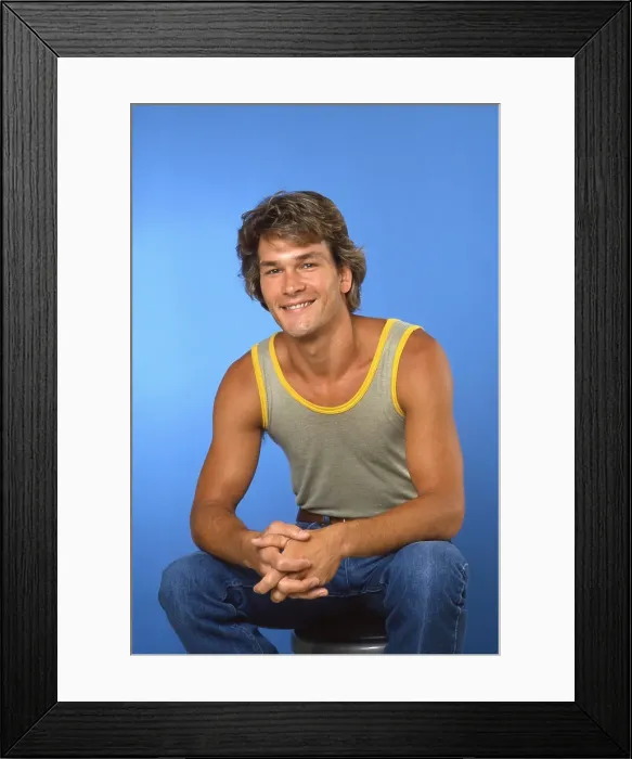 Framed Print : Patrick Swayze Portrait Session Framed Print : Patrick Swayze Portrait Session