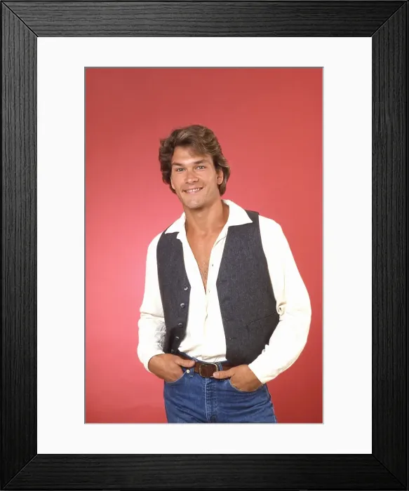 Framed Print : Patrick Swayze Portrait Session Framed Print : Patrick Swayze Portrait Session