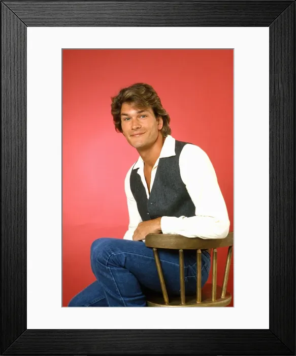 Framed Print : Patrick Swayze Portrait Session Framed Print : Patrick Swayze Portrait Session