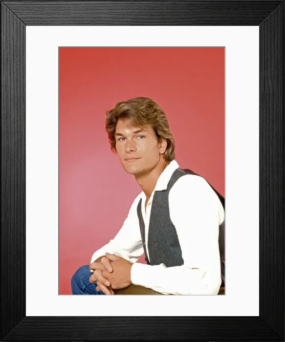 Framed Print : Patrick Swayze Portrait Session Framed Print : Patrick Swayze Portrait Session