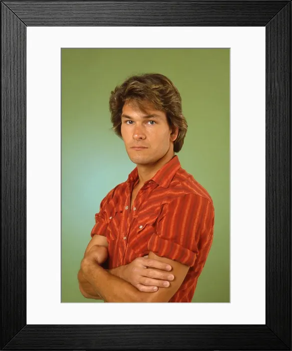 Framed Print : Patrick Swayze Portrait Session Framed Print : Patrick Swayze Portrait Session