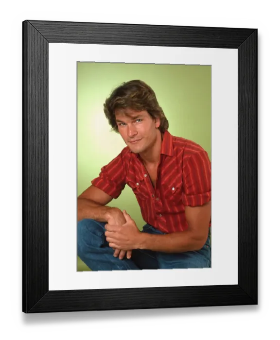 Framed Print : Patrick Swayze Portrait Session Framed Print : Patrick Swayze Portrait Session
