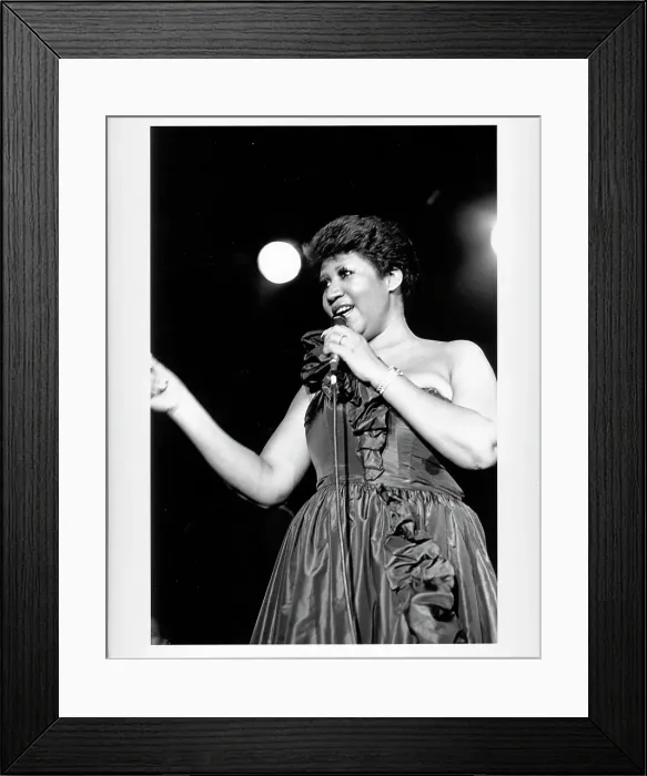 Framed Print : Queen Of Soul Performing Framed Print : Queen Of Soul Performing