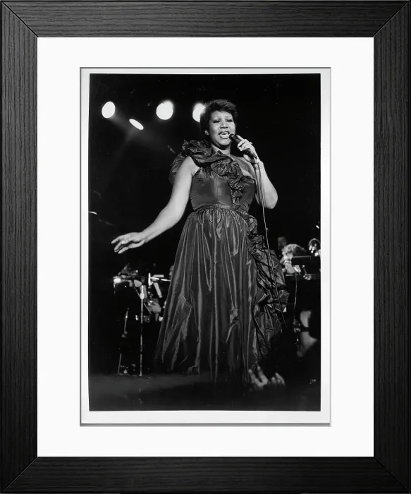 Framed Print : Queen Of Soul Performing Framed Print : Queen Of Soul Performing