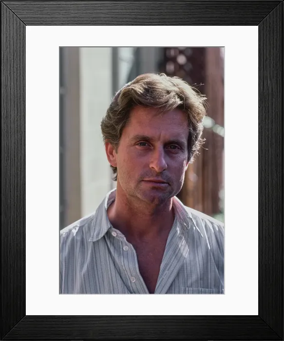 Framed Print : Michael Douglas, American Actor Framed Print : Michael Douglas, American Actor