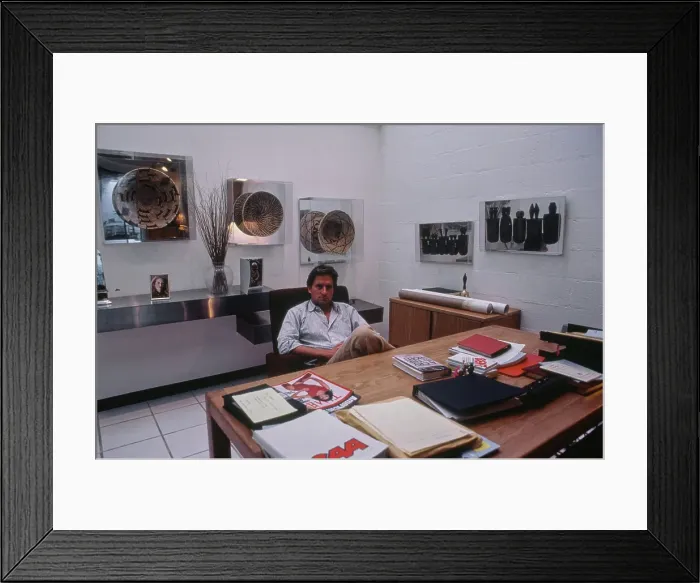 Framed Print : Michael Douglas, American Actor Framed Print : Michael Douglas, American Actor
