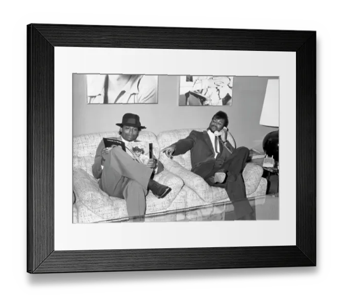 Framed Print : Jimmy Jam and Terry Lewis Visit Right On! Magazine Offices Framed Print : Jimmy Jam and Terry Lewis Visit Right On! Magazine Offices