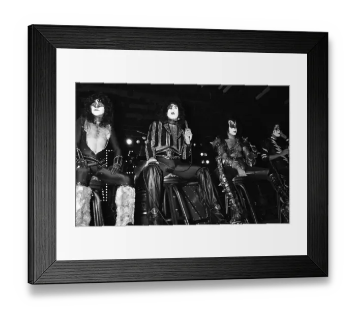 Framed Print : Kiss Creatures Of The Night Album Release Framed Print : Kiss Creatures Of The Night Album Release