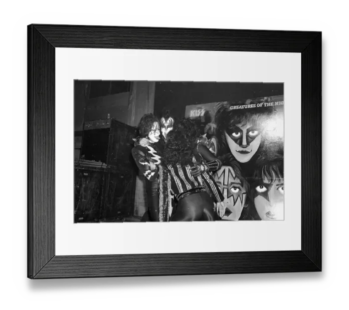 Framed Print : Kiss Creatures Of The Night Album Release Framed Print : Kiss Creatures Of The Night Album Release