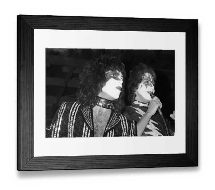 Framed Print : Kiss Creatures Of The Night Album Release