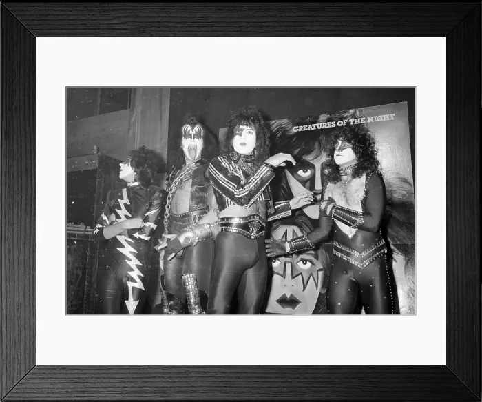 Framed Print : Kiss Creatures Of The Night Album Release Framed Print : Kiss Creatures Of The Night Album Release