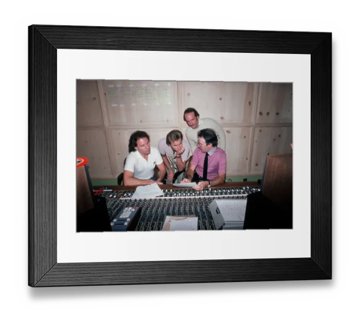 Framed Print : Giorgio Moroder And Team Framed Print : Giorgio Moroder And Team