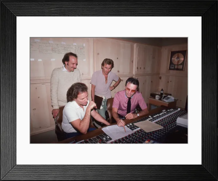 Framed Print : Giorgio Moroder And Team Framed Print : Giorgio Moroder And Team
