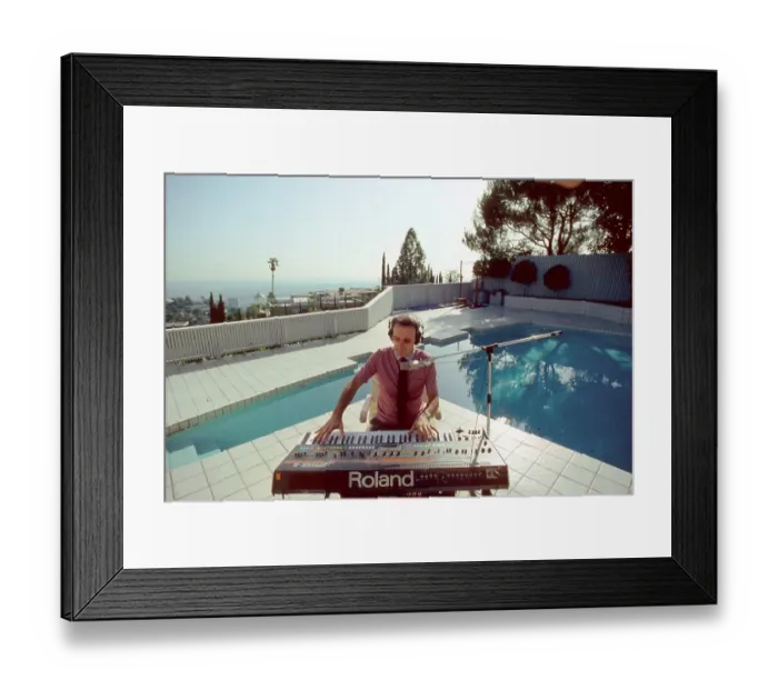 Framed Print : Photo of Giorgio Moroder