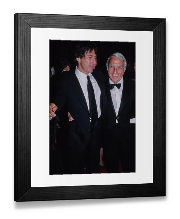 Framed Print : Dustin Hoffman & Harry Hoffman Framed Print : Dustin Hoffman & Harry Hoffman