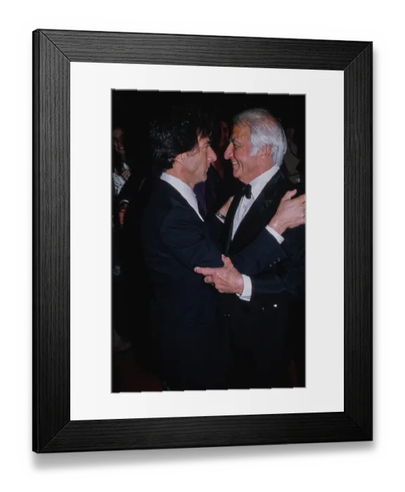 Framed Print : Dustin Hoffman & Harry Hoffman Framed Print : Dustin Hoffman & Harry Hoffman
